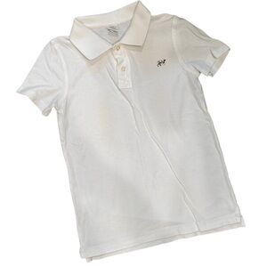 Crewcuts Boy’s White Cotton Polo Shirt size 12